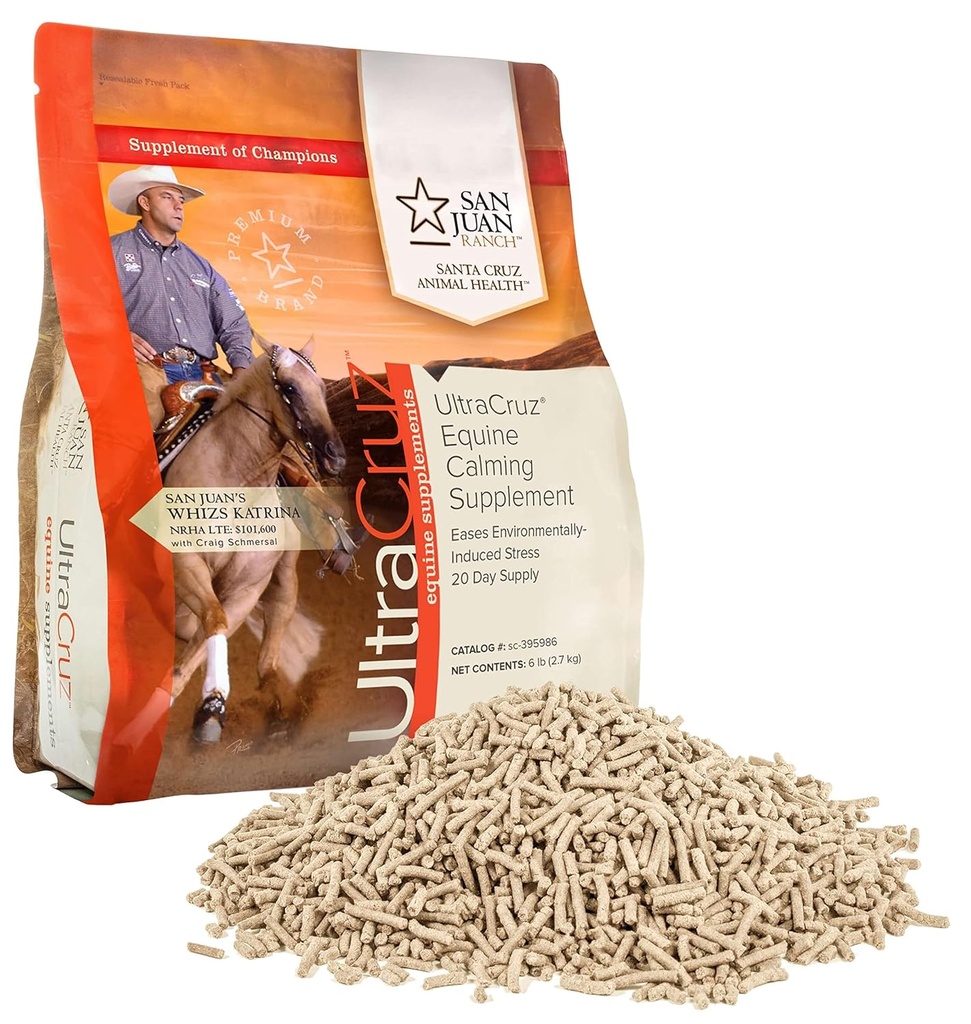 UltraCruz - sc-395986 Perbaikan Perbaikan Equine untuk Kuda, 6 lb, Pellet (Persediaan Hari 20)