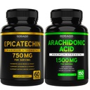 DORADO NUTRISI Epitatechin Extract 750mg Per Serving - (120 Capsules) dan Acidonic Acid Suplemen 1500mg (150 Capsules)