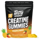 TastY GAINS Creatine Gummies - 90g dari Creatine Monohydrate - Persediaan Kerja - Bangun Muscle & Boost Kekuatan untuk Pria & Perempuan - Dibuat di AS - Non GMO - Vegan Friendly (Large, Pineapple Mangga)