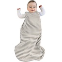 Woolino Merino Wool dan Oranic Cotton Baby Sleep Bag - 4 Season Klasik Sleep Sack for Baby - Two-Way Zipper Sleep Bag untuk Bayi dan Toddler - 0- 6 Bulan - Bumi