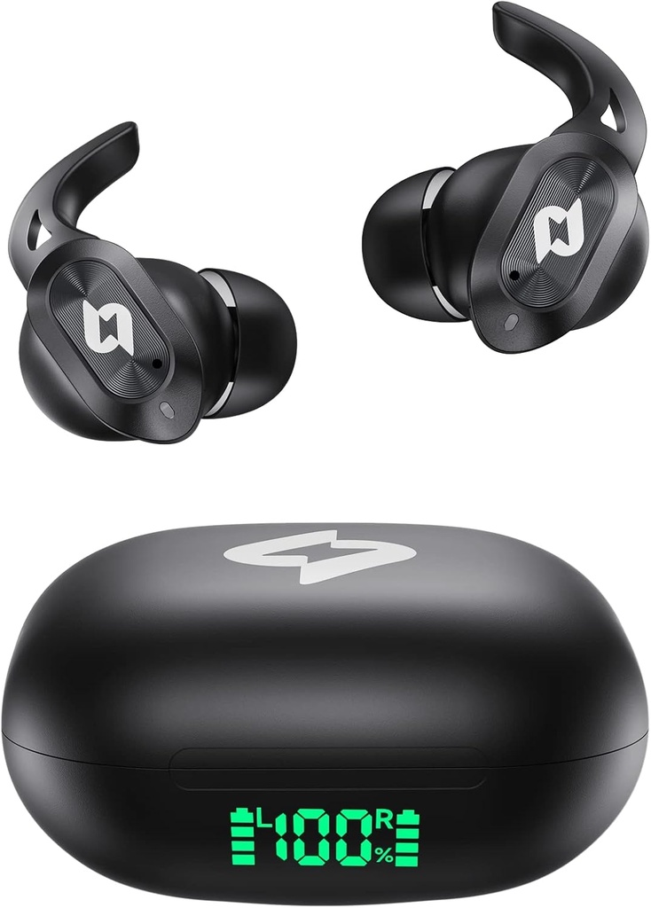 Earbuds Bluetooth Headphone Nirkabel dengan Case Charging Nirkabel
