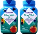 Vitamin Fiber Well Fit Sugar Free Gummies - 90 ct, Pack of 2