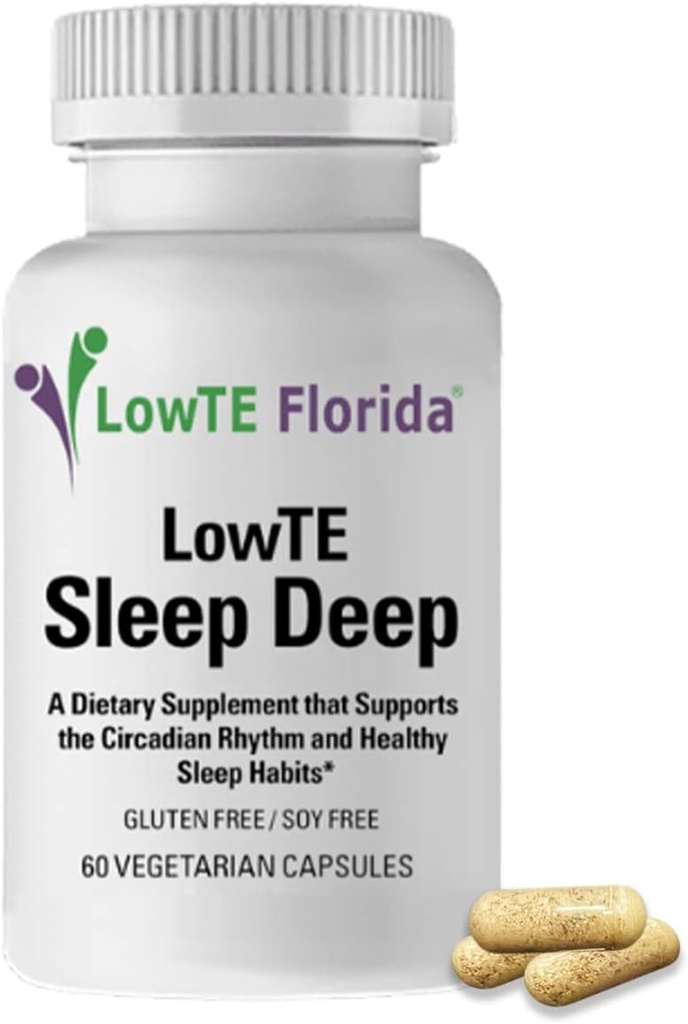 Sleep Deep - 60 Capsules I Sleep Suplemen dengan Meltonalin 5mg, Ashwagandha, GABA, Lemon Balm Extract & l Theanine, Sleep Aid for Healthy Circadian Rhythms