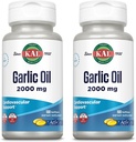 KAL Oil Bawang putih 2000 Softgels, 100 Count 124; Paket 2