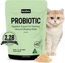 Probiotik untuk Kucing & Kittens - Powder Probiotik Kucing untuk Pencegahan Hairball, Dukungan Digetsy, Kesehatan Ammune, Pregories, dan Relief Diare - Dapat diterima untuk Kucing Dalam & Kittens - 60 Scoops
