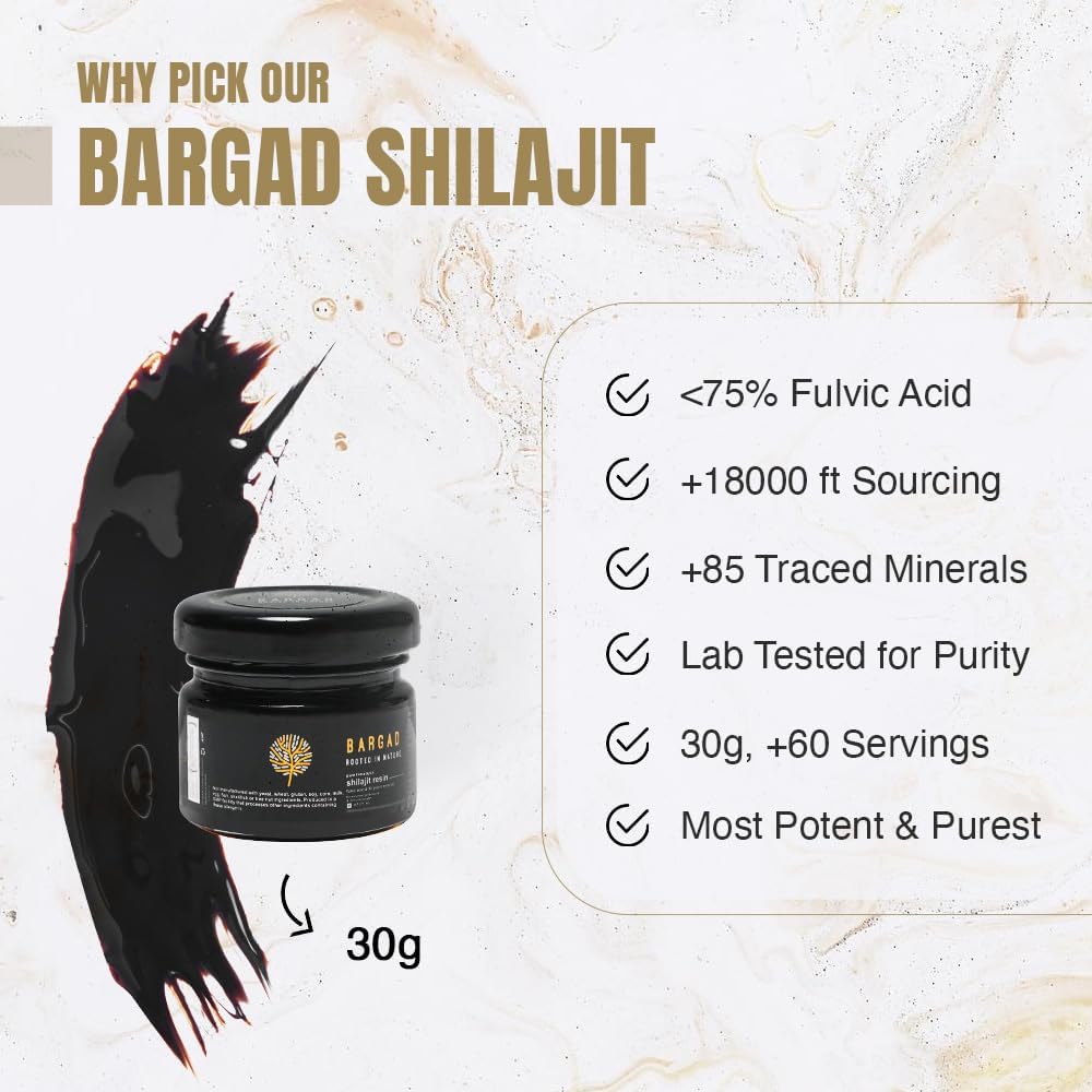 Himalaya Shilajit Resin for Women 124; 100% Pure, Gold Grade & Lab Tested 124; Boosts Energy, kekebalan & Vitalitas dengan Fulvic Acid & 85 + Mineral 124; 30g dari Premium Wellness