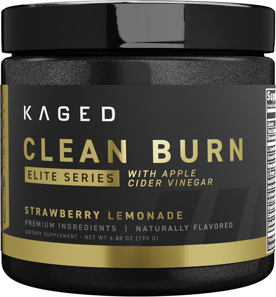Kaged Thermogenic Powder Clean Elite 124; Strawberry Lemonade 124; Men & Women & Women 124; Weight Management Supplement Atter4; Organic Caffeine