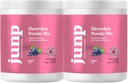 JUNP Electrolytes Powder No Sugar No Carbs - Vine Risined Grape Infused Drink - Potasium & Salt Electrolite Hydration Powder Nol Calorie Sugar Free Electrolite Powder, 180 Servings