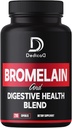 6in1 Bromelain 500mg Tambahan - 100mg per Serving - 210 Capsules dengan Digetical Health Blend sebagai Quercetin, Ginger, Turmeric, Papaya - Dukung Overall Health, Dibuble & Imune System