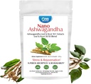 Satu Planet Nutrition Nano Ashwagandha Leaf & Root Powder 8 oz (227 Pelayan), 10: 1 Ekstrak, Dukungan Mental Clarity, Non-GMO, Vegan, Gluten- Free