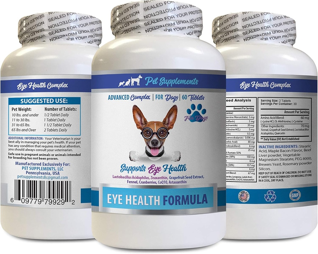 Eye Care for Dogs - Dogs Eye Health Formula - Advanced Eye Support Complex