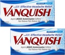Vanwease Ekstra Heartache and Pain Relief, dengan Acetaminopren, Aspirin, dan Caffeine 124; Digital Eye Strain 124; 100 Count, Paket 2