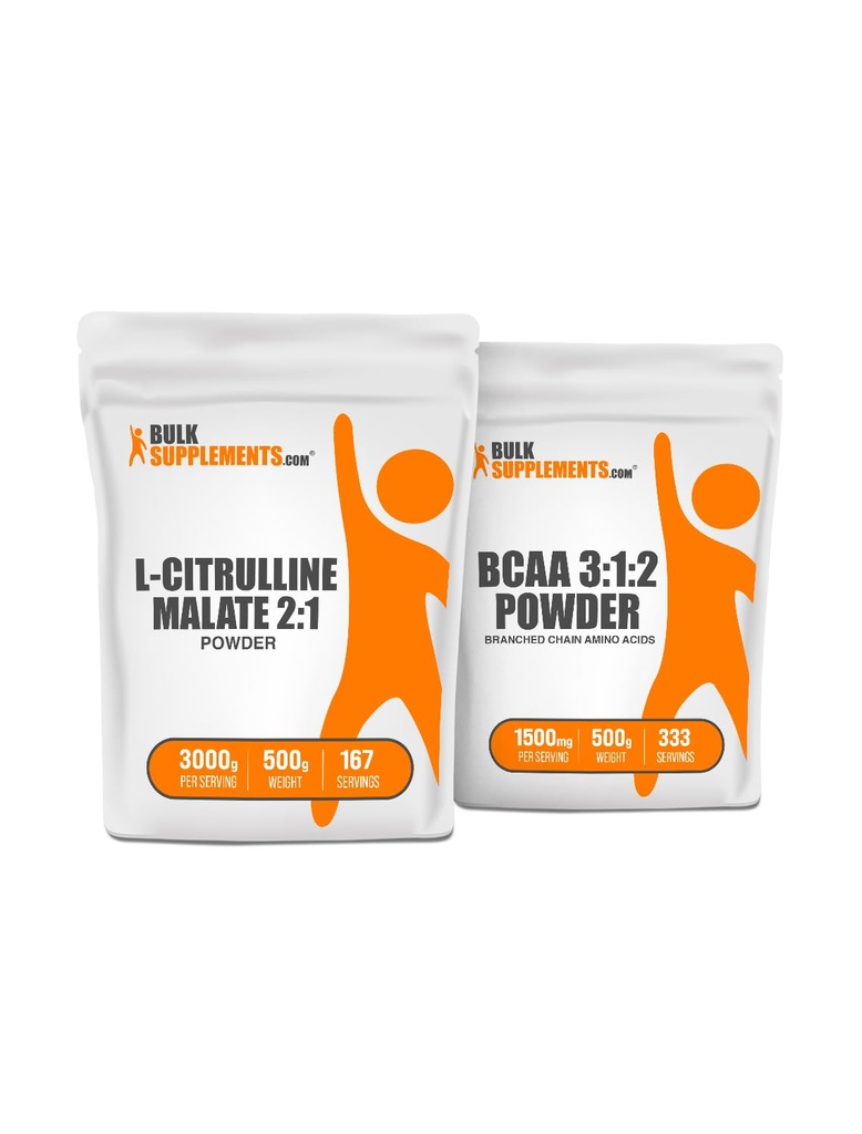 Suplemen BulkSuplemen Malate 2: 1 500g + BCAA 3: 1: 2 500g Bundle
