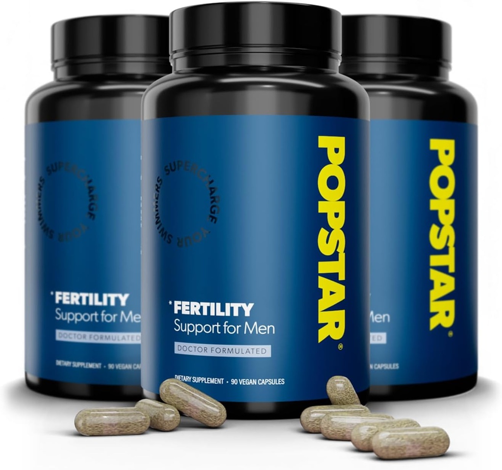 Suplemen Kesuburan Untuk Pria - Dokter Formulasi - dibuat di Amerika Serikat - Men 's Prenatal Vitamin - Pria Suplemen Fertilitas - Booster - Count & Motilitas Aktivator - 90 Vegan Kapsul (3 Bulan Supply)