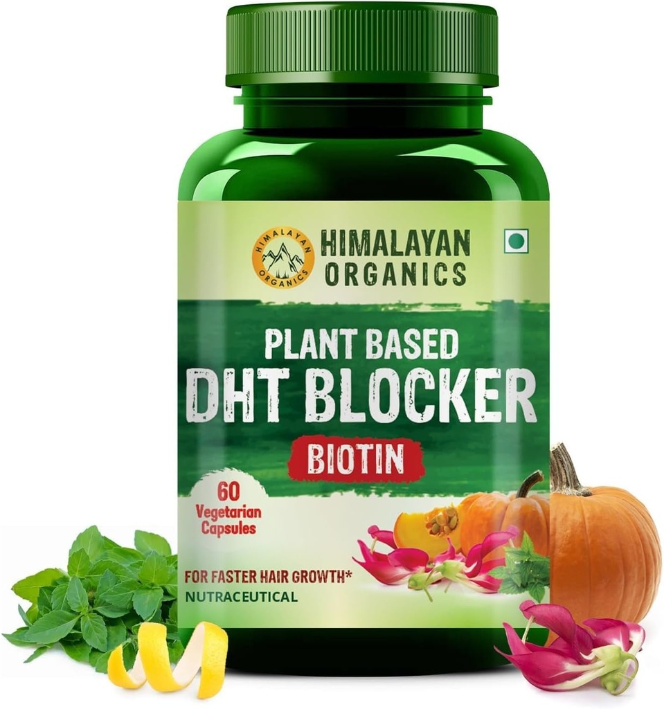 Pabrik Generik-Based DHT Blocker dengan Kebaikan Nettle Leaves 124; untuk Pria dan Wanita - 60 Veg Capsules