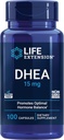 Ekstensi Hidup DHEA 15 mg - Sistim Hormone, Memory, Massa Otot dan Density Bone Dukungan, Sehat Sex Drive, Gluten- Bebas, Non-GMO, 100 Kapsul