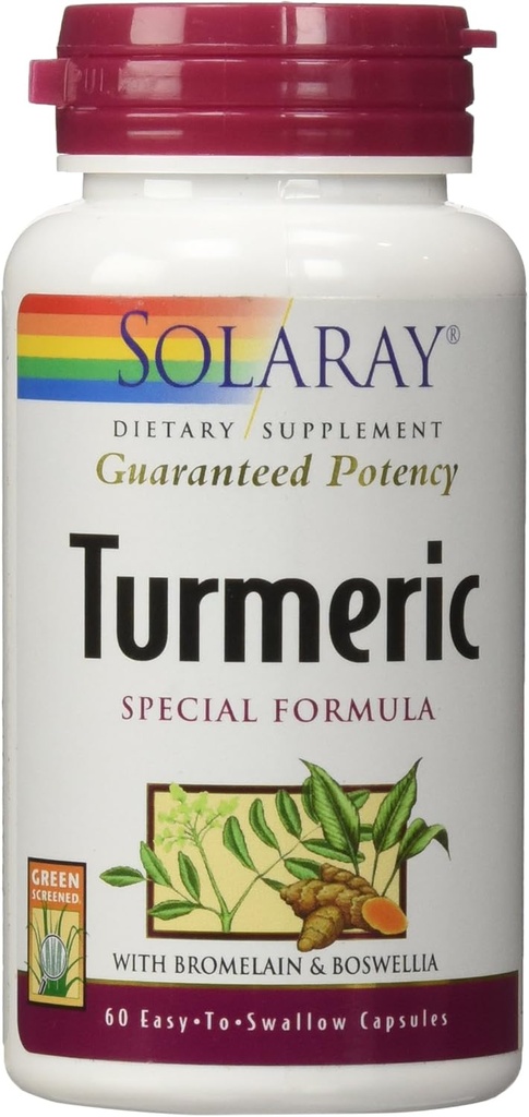 Solaray - Turmerik Khusus, 60 kapsul