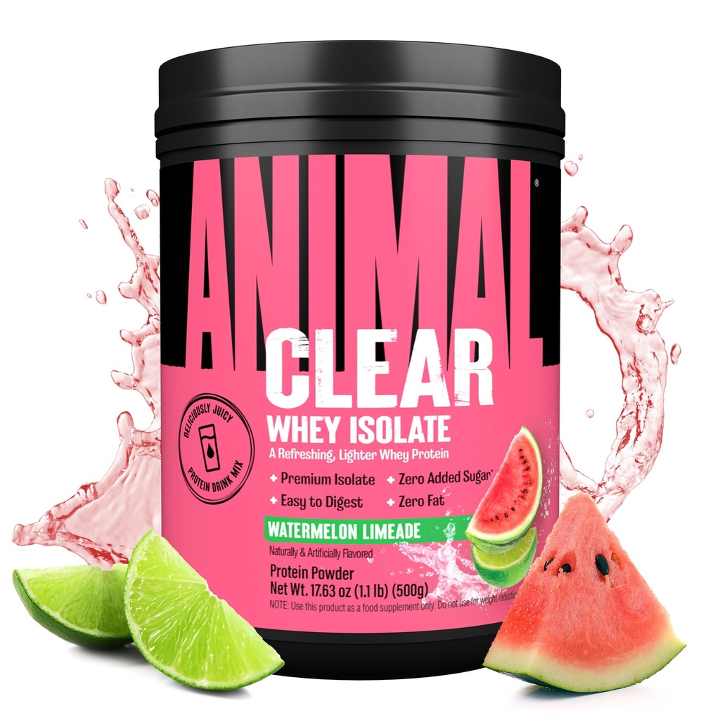 Hapus whey Isolasi bubuk Protein - Mudah untuk Digest dan Mix, 5g BCAA, Deliciously Juicy, Menyegarkan Minuman Kapan saja untuk Pria dan Wanita, Watermelon Limeade 500g (20 Servings)