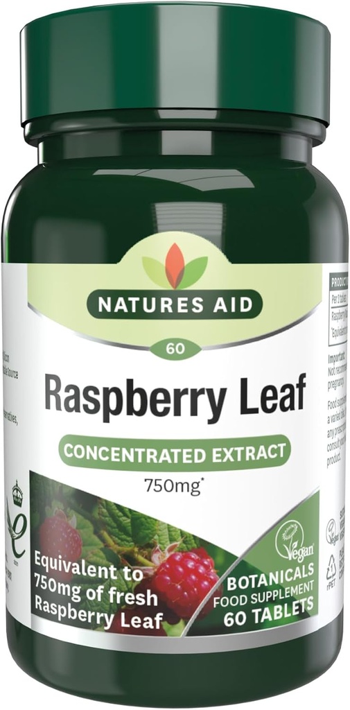 Raspberry Leaf 375mg (750mg equv) 60 Tab