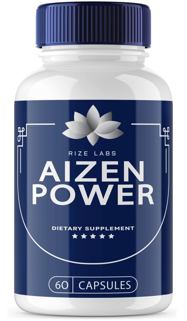 Rize lab - Aizen Power for Men, All Natural Male Supplement to Boost Energy and Performance (60 Kapsul)