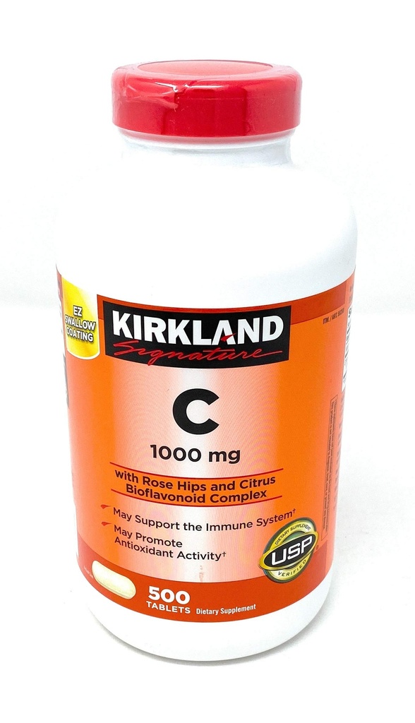 Kirkland Signature Vitamin C 1000 mg, 500 tablet