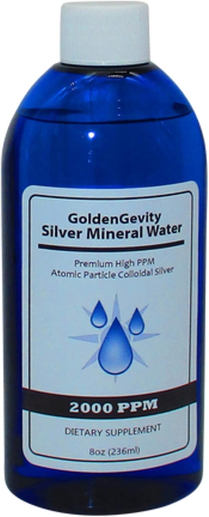 2000 PPM Bioactive Atomic Colloidal Silver, 8 oz 124; Non-Toxic, Non-GMO Telusuri Suplemen Immune