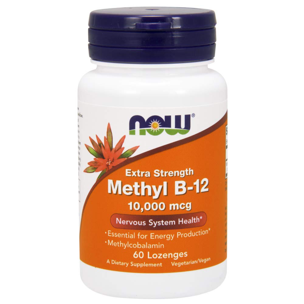 Sekarang Makanan Metil B-12 10.000 mcg, 60 Lozenges (Paket 2)