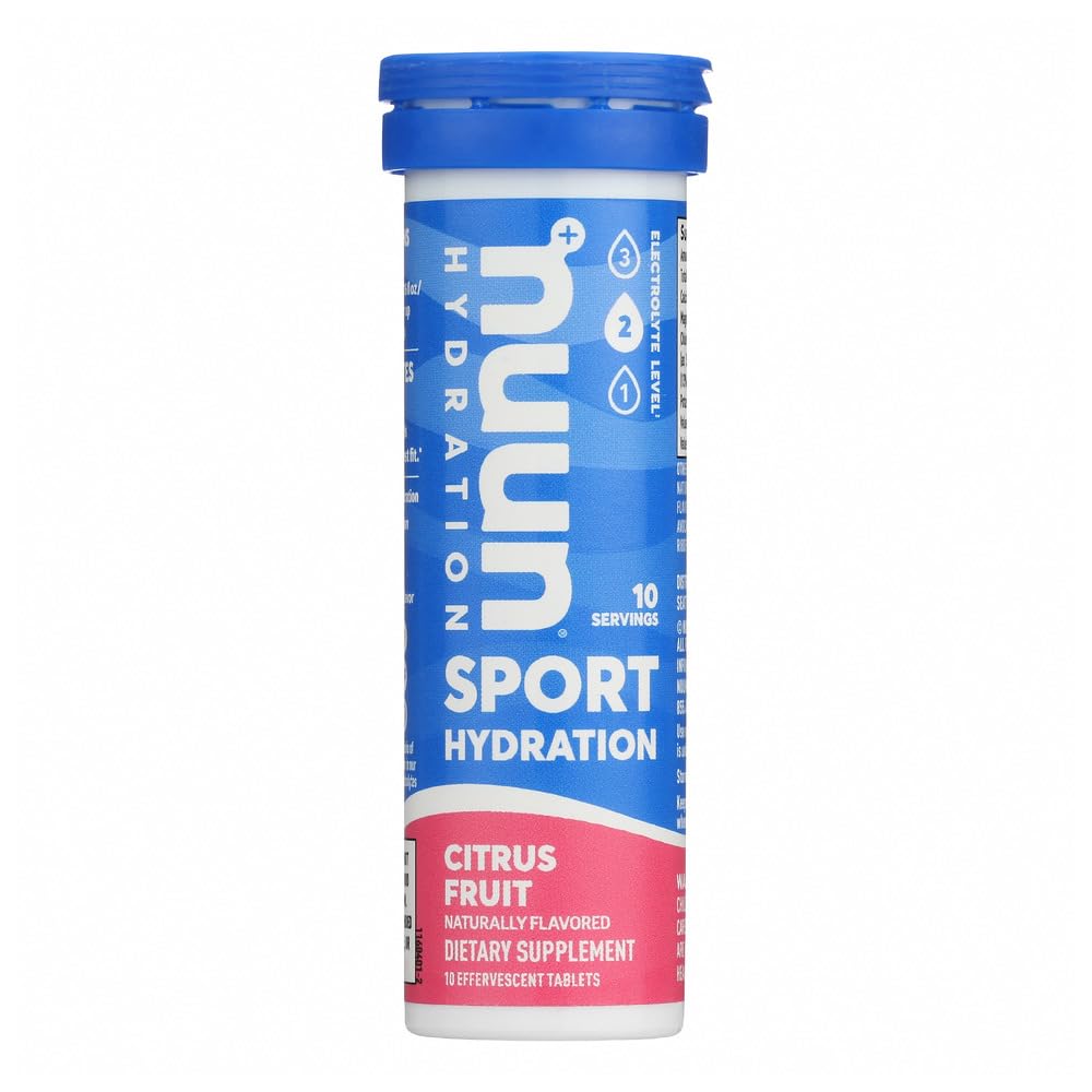 Nuun Active Citrus Fruit Electrolite Enhanced Drink Tablets (6-Pack of 10)