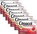 Cepakol Maksimum Kekuatan Throat Drop Lozenges, Cherry, 16 Cacah (Paket 7)