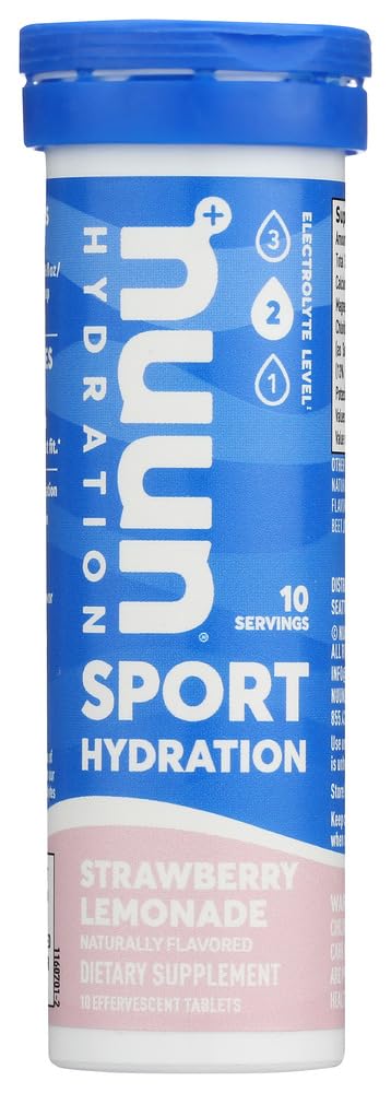 Hidration Nuun: strawberry Lemonade Electrolite Drink Tablet (2 Tubes 10 Tab)