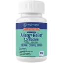 Relief WelMATE - Allergy - Loratadine 10 mg - 24 Hour Relief Antihistamin - Non Drowsy - Runny Nose - Sneezing - Itchy Nose & Throat - Mata Mata-Dalam & Outdoor Allergy Medication - 100 Count