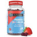 Taman Kehidupan Dr. Formulated 5 Miliar CFU Prebiotic Fiber, Probiotic and Vitamin D3 Gumies for Kids Digetical & Imune Health - Gluten Free, Non GMO, No Added Sugars, Strawberry Flavor, 60 Gummies