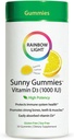 Rainbow Light - Sunny Gummies Vitamin D3 1000 IU, Dukungan untuk Healthy Bones, Muscles, dan Imunity in a Family-Friendly Chelable dengan Vitamin D3, Soy- Free, Gluten- Free, Sour Lemon, 50 Gummy Drops
