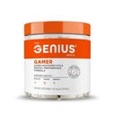 Genius Gamer, Suplemen Fokus Gaming, 80 Pil - Elite Nootropic Performance Booster - Boost Brain & Mental Clarity, Waktu Reaksi & Konsentrasi - Blue Light Dukungan dengan Lutemax
