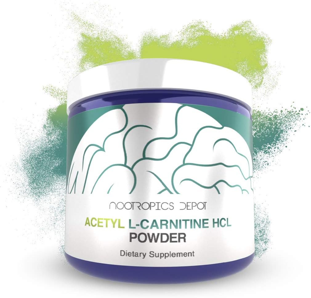 Nootropics Depot Acetyl L- Carnitine Powder 124; HCL Form 124; 125 Grams 124; ALCAR 124; Amino Acid Suplement Atter4; Persediaan Energi 124; Mempersiapkan Fungsi Mitochondrial, Perdelapan Loss, dan Penuaan Kesehatan