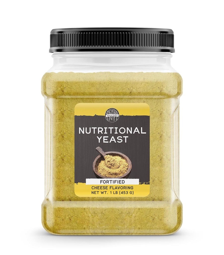 Birch & Meadow 1 lb dari Nuttration Yeast, Popcorn, Yummy Nooch