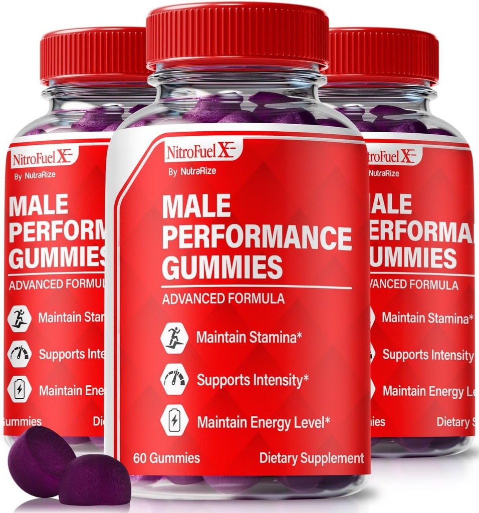 (3 Kemasan) Nitro Fuel X Kimmy - X Gummy X Rescial Nitro X Ultimate For Men, Nitro Fuel X X Me For Performance and Overall Health, All Natural NitroFuel X ME Gummy, NitroFuge X Ultimate Gomita (180 Gummies)