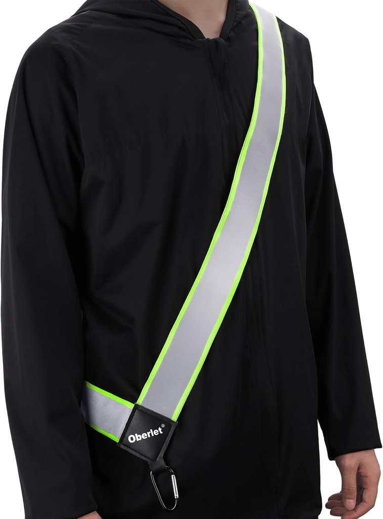 Reflective Running Gear 124; Reflective Sash untuk Berjalan di Malam 124; High Visibility Refektif Sash 124; Sabuk Reflective untuk Berjalan di Gelap 124; A