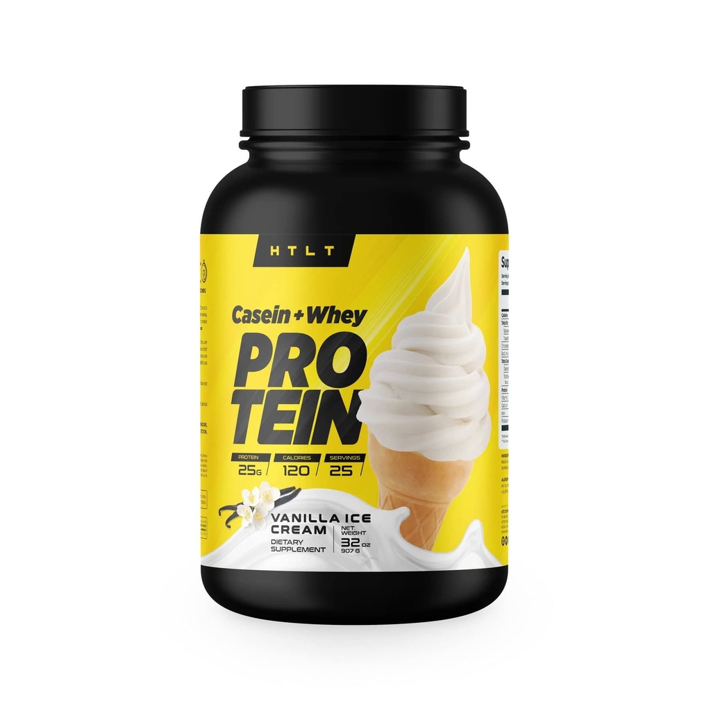 Casein + Whey Protein oleh HTLT 124; Whee & Casein Protein Shake Powder 126; Slow- Slow Whey & Casein Protein untuk KonfusianAdditional Energy 124; Casein Protein Powder untuk Perlakuan Baked, Vanilla Ice Cream