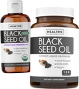 Cairan Minyak Benih Hitam & Soft- Gels (2- Bulan Suply) Liquid Benih Hitam & Capsule Combo (16f.oz & 120 Soft- Gel Capsules) 100% Premium Cold- Menekan Nigella Sativa Black Cumin Oil (Non-GMO)
