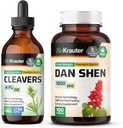 BIO KRAUTER Cleavers Tsuture 4 Fl Oz. & Dan Shen 100 Kapsul