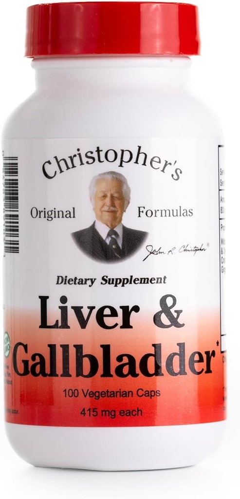 412494- Christopher 's Liver And Gall Bladder - 425 mg - 100 Vegetarian Capsules
