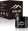 Shilajit Resin dengan Fulvic Acid & Trace Mineces, Original Siberia Pure Shilajit dengan 85 + Humic Acid, Dukung Metabolisme & Imune System - 100 Serving / 1.7 Oz