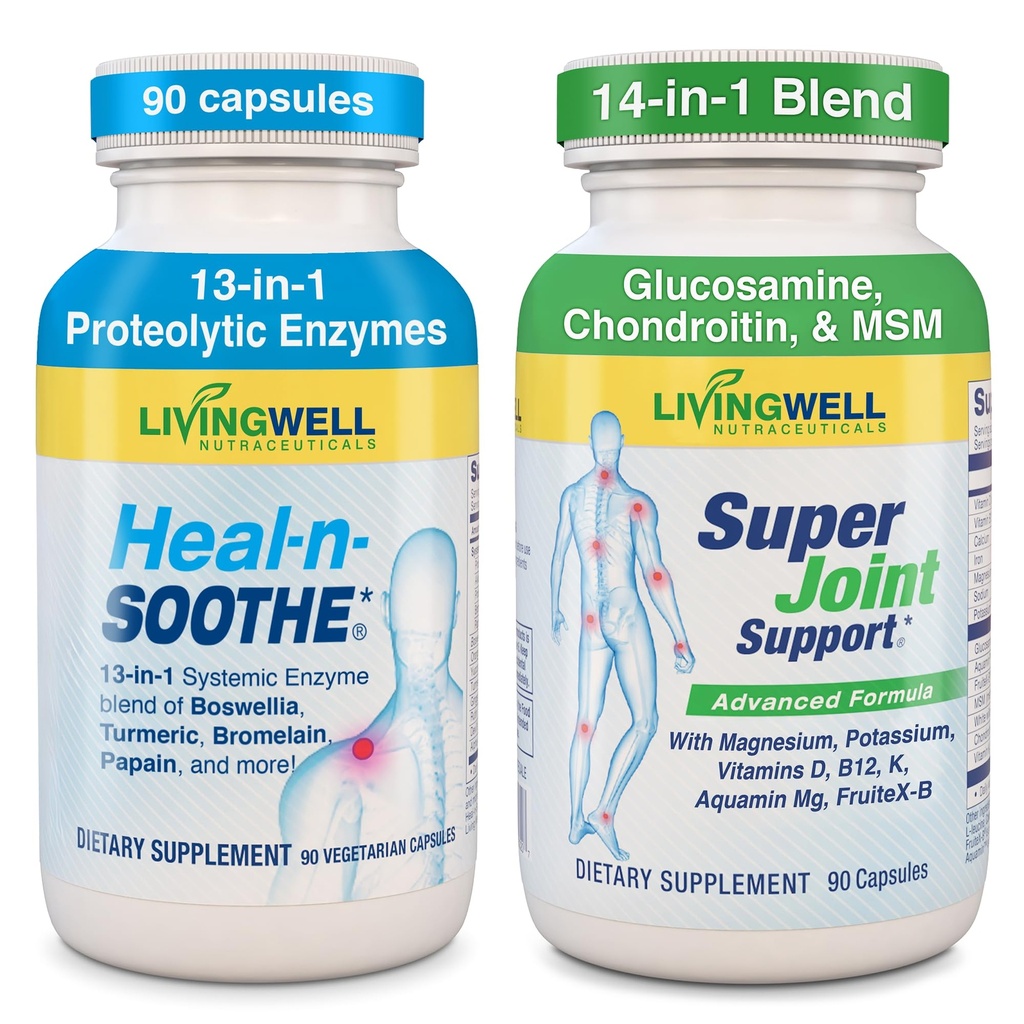 HEAL- N- SOOTHE dan Super Joint Support-Natural Joint Suplemen