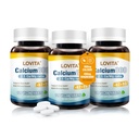 Lovita Calcium Citrat 800 mg dengan Magnesium, Vitamin D3 & K2, Sone Strongs & Density Suplemen Perempuan & Men, Pasokan Teeth, Imune Health, Gluten Free, Non-GMO, 360 Vegan Tablet