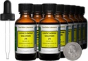 Lugol 's Iodin / 2% Solution / 12 Oz dalam Twelve Amber Glass Bottles / Free Droppers / USA