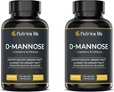 Layanan Infeksi Tract Urinary D Mannose 1000mg Capsules - D- Mannose & Cranberry Pil dengan Ekstraksi Hibiscus - Kesehatan Trakta Uriner