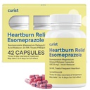 Curist Esomeprazole 20mg Capsules Delayed- Acid Reflux Medicine for Heartburn Relief - 42 Count Capsules - Acid Reflux Relief