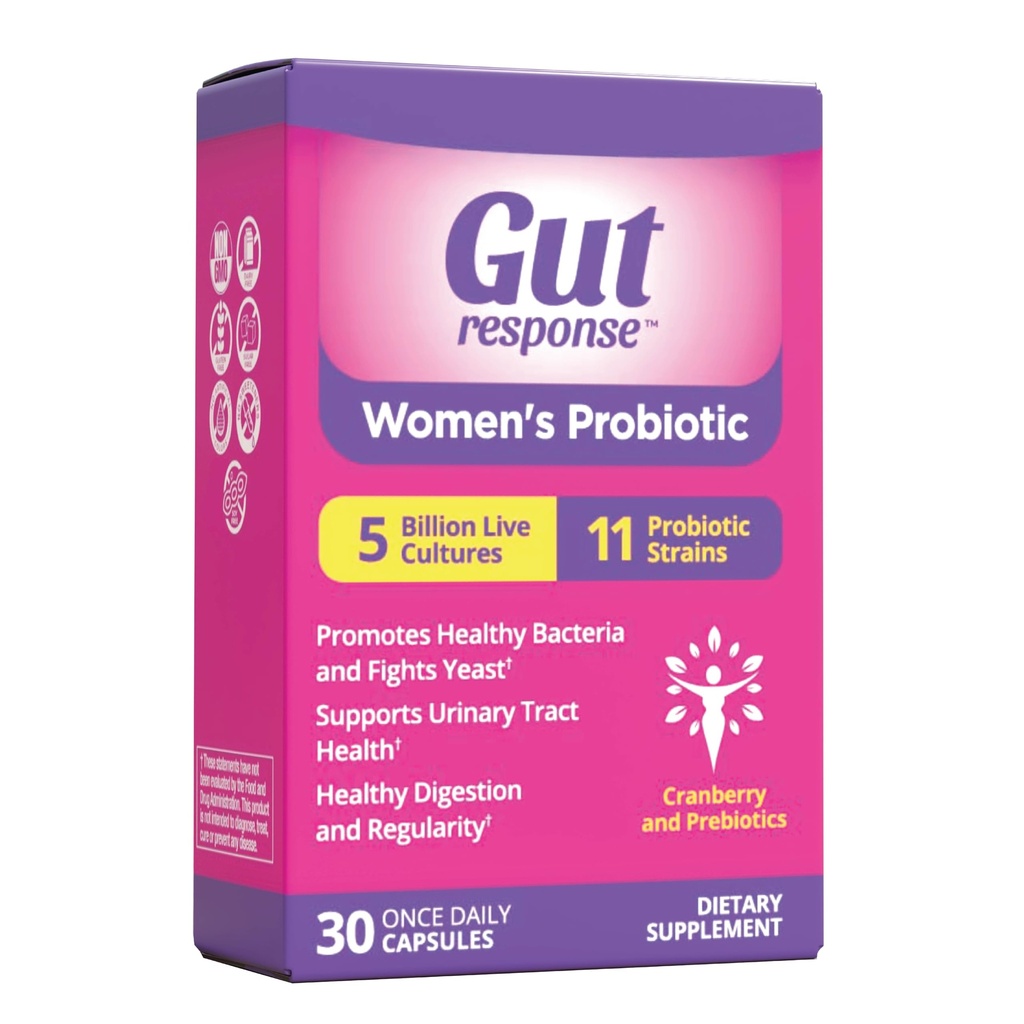 Probiotik Perempuan, Penuaan Digepsi Bawah, Boosts Immune System, Mendukung Kesehatan UT & Feminin, Ekstrak Cranberry, Non- GMO, Gluten Bebas & Soy Bebas, 5 Milyar CFU, 30 Capsules