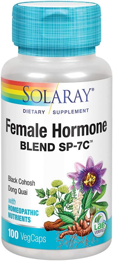 Solaray - Wanita Hormone Blend Sp-7c Black Cohosh, 100 kapsul